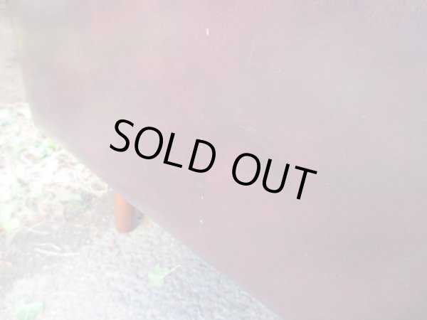 画像8: レトロな一人掛けソファ 茶 (2)