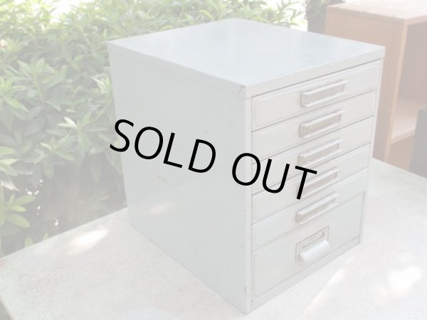 画像3: 古いメタル製小引出し ドロワー インダストリアル