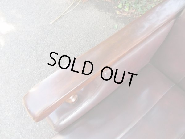 画像11: レトロな一人掛けソファ 茶 (2)