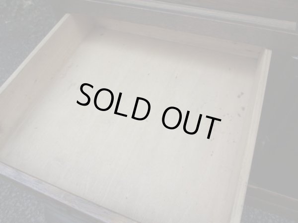 画像15: 昭和レトロ 楢材ガラス戸棚 ダイヤガラス 水屋