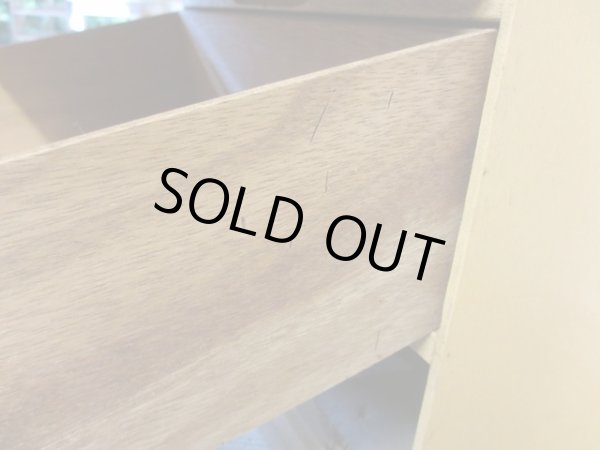 画像11: レトロポップな4段チェスト 引出し