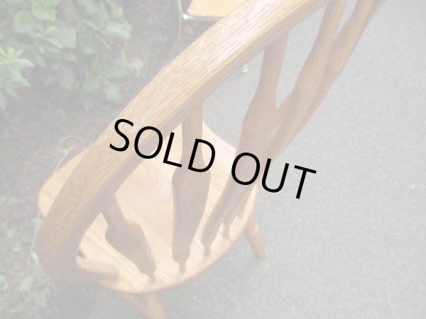 画像10: カナダ製 オーク材ウィンザーチェア 椅子