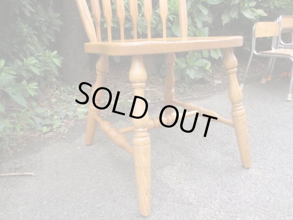 画像6: カナダ製 オーク材ウィンザーチェア 椅子