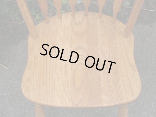 画像7: カナダ製 オーク材ウィンザーチェア 椅子