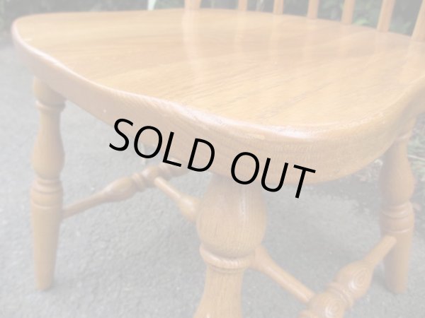 画像8: カナダ製 オーク材ウィンザーチェア 椅子