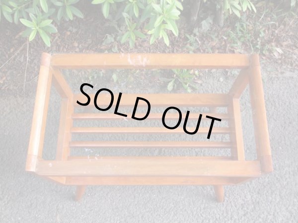 画像3: レトロなガラストップコーヒーテーブル