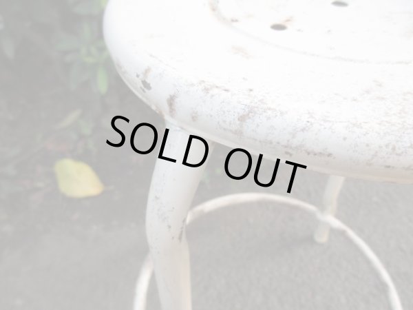 画像5: 古いメタルスツール インダストリアル (1)