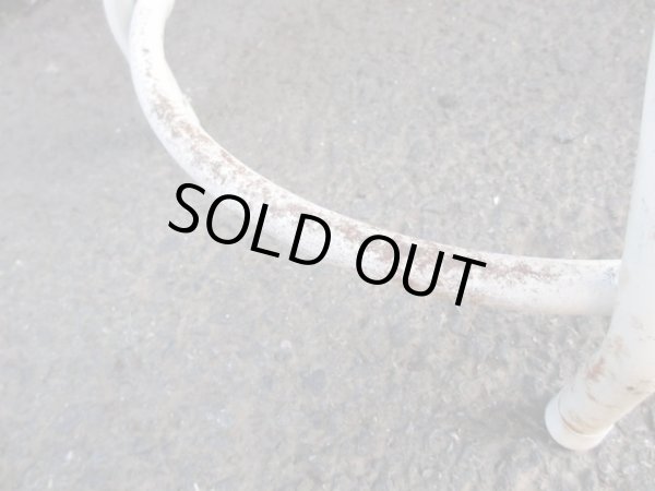 画像7: 古いメタルスツール インダストリアル (2)