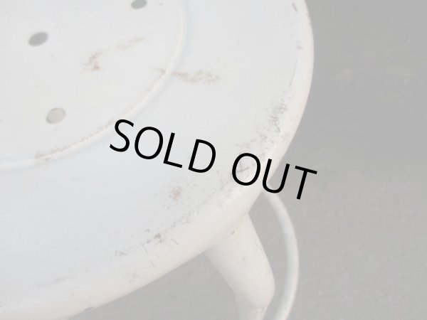 画像5: 古いメタルスツール インダストリアル (2)