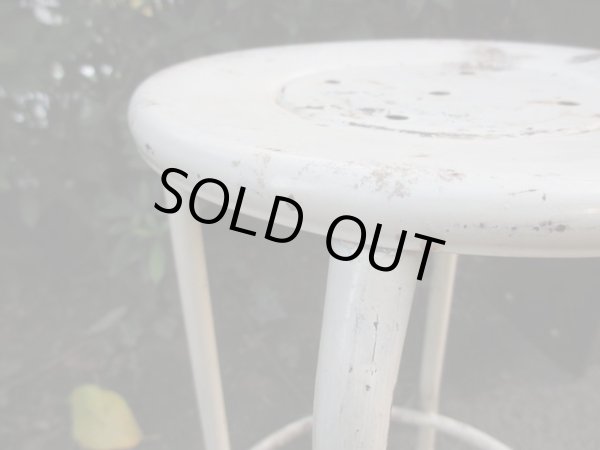 画像4: 古いメタルスツール インダストリアル (1)