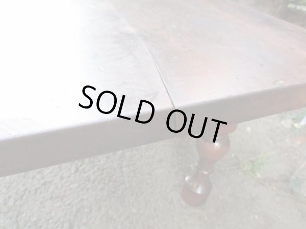 画像8: レトロ 桜無垢材 座卓 テーブル