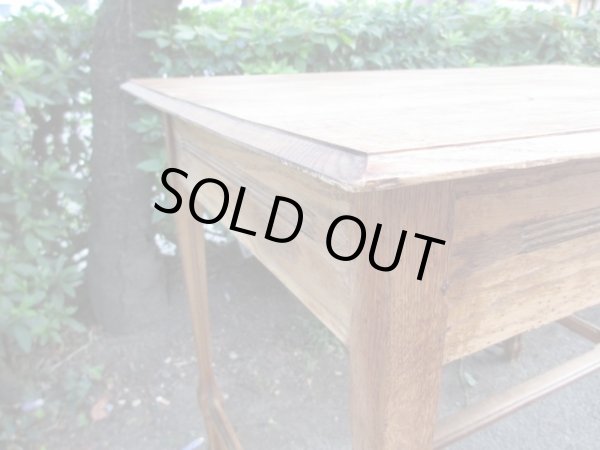 画像9: フランスヴィンテージ オーク材テーブル