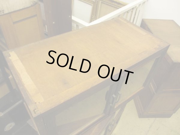 画像16: 古い 5段スタッキングガラスキャビネット