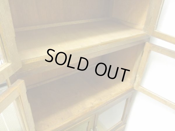 画像13: 古い 5段スタッキングガラスキャビネット