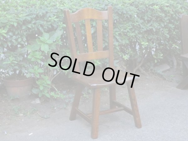 画像4: 起立木工 オランダ製 オーク材チェア 椅子