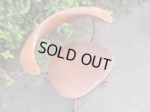 画像5: 北欧デザイン チーク材アームチェア デスクチェア