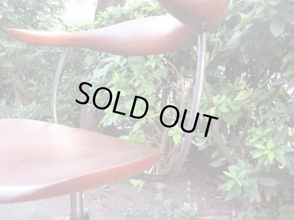 画像7: 北欧デザイン チーク材アームチェア デスクチェア