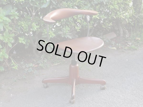 画像3: 北欧デザイン チーク材アームチェア デスクチェア