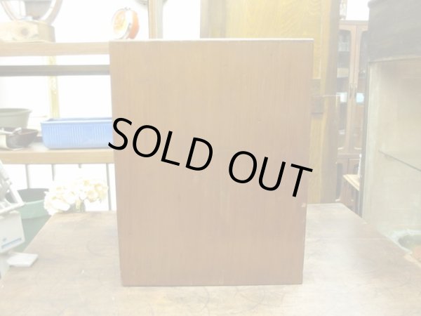 画像2: 古い木製4杯小引出し A4収納