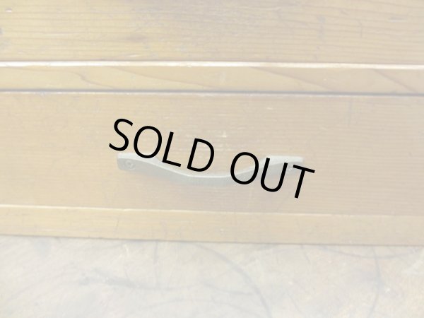 画像7: 古い木製4杯小引出し A4収納