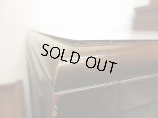 画像10: 古い扉付き 10杯引出し レコードケース