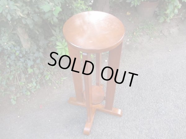 画像2: 古い回転式花台 プランタースタンド