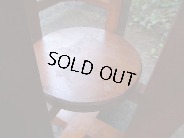 画像7: 古い回転式花台 プランタースタンド