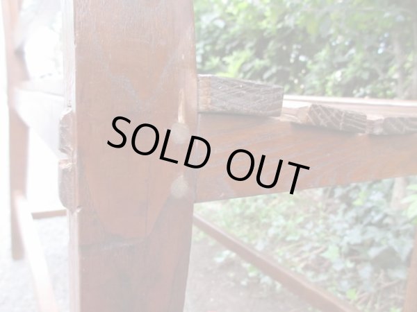 画像12: ヴィンテージ 木製ベンチ 椅子