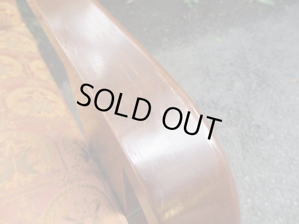 画像9: オリエンタル柄の一人掛けソファ 桜材 （１）