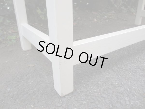 画像14: 横長の木製デスク 机