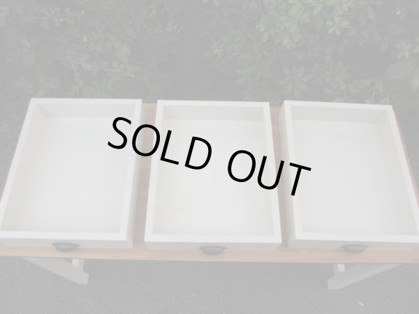 画像9: 横長の木製デスク 机