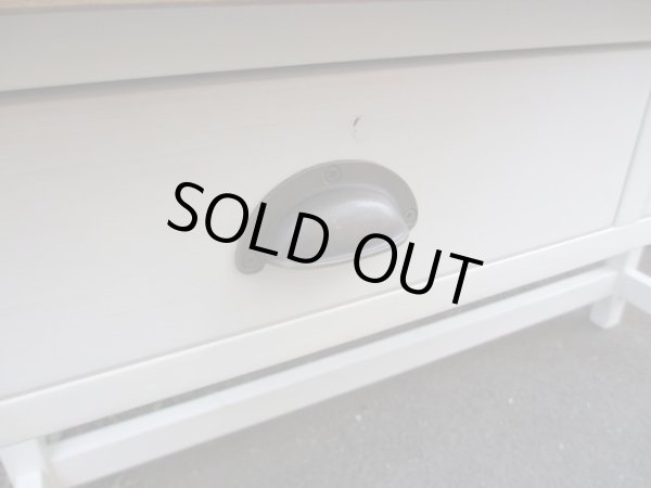 画像8: 横長の木製デスク 机