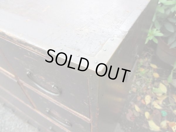 画像12: 時代家具 7杯引出し箪笥 ドロワー