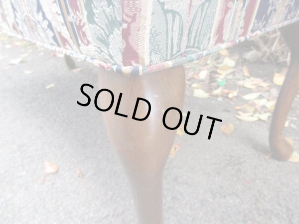 画像8: クラシックな猫脚ベンチ 椅子ソファ