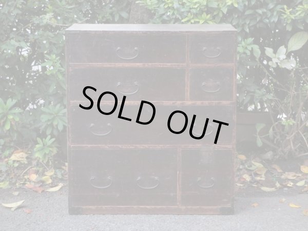 画像4: 時代家具 7杯引出し箪笥 ドロワー