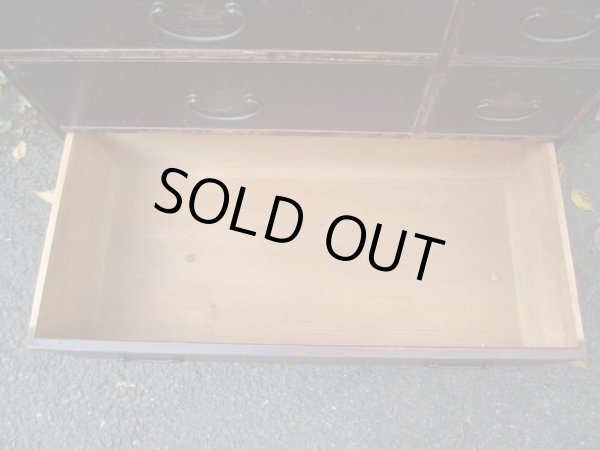 画像10: 時代家具 7杯引出し箪笥 ドロワー