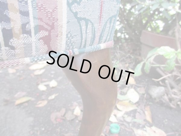 画像7: クラシックな猫脚ベンチ 椅子ソファ