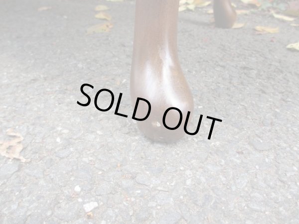 画像10: クラシックな猫脚ベンチ 椅子ソファ