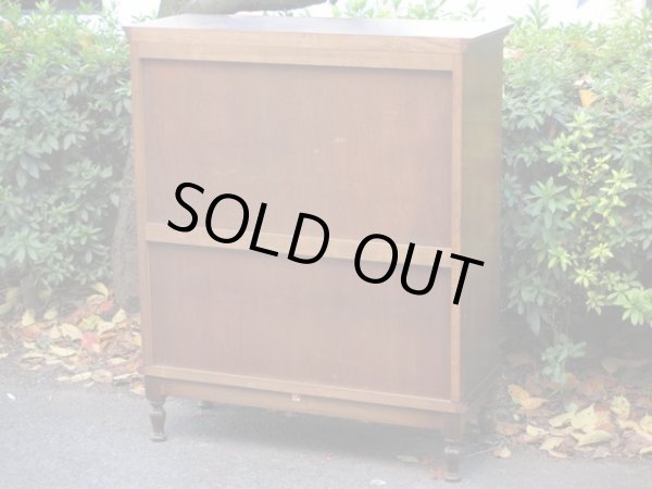 画像5: キツツキマーク 飛騨産業 ガラスキャビネット 本箱