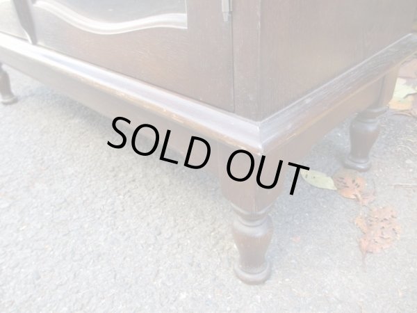 画像17: キツツキマーク 飛騨産業 ガラスキャビネット 本箱