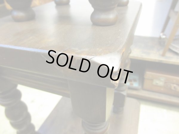 画像11: 古い木製ネストテーブル 