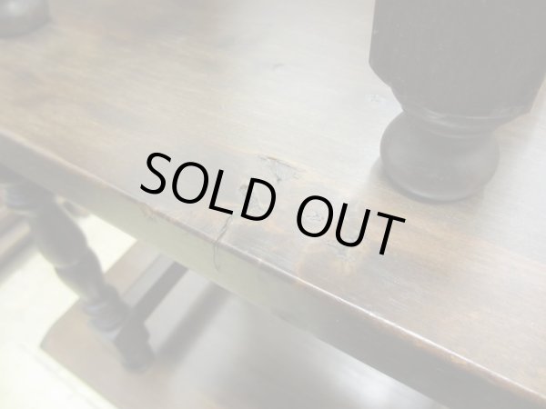 画像7: 古い木製ネストテーブル 