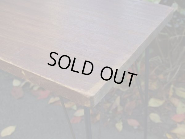 画像7: 古材の横長鉄脚テーブル