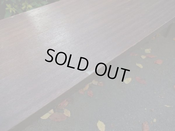 画像8: 古材の横長鉄脚テーブル