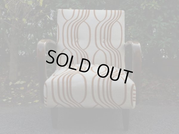 画像2: レトロな一人掛けソファ アームチェア