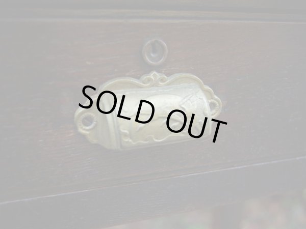 画像6: 古い楢材の小さな机