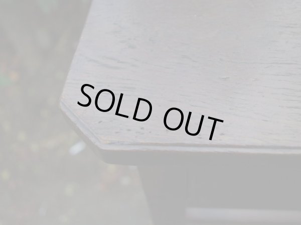 画像8: 古い楢材の小さな机