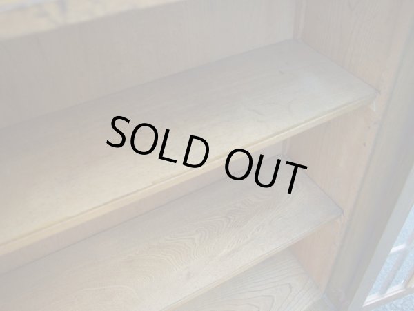 画像13: ヴィンテージ ガラス本箱 キャビネット