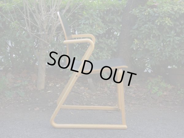 画像3: コクヨ 木製スタッキングチェア 椅子