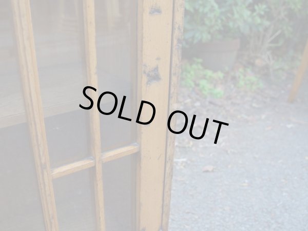 画像11: ヴィンテージ ガラス本箱 キャビネット